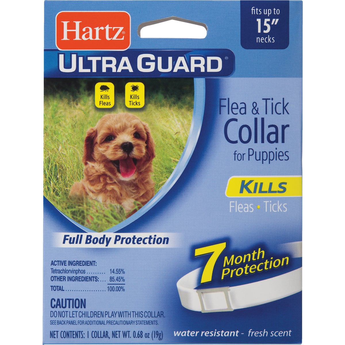 Hartz UltraGuard Water Resistant Flea & Tick Collar For Puppies