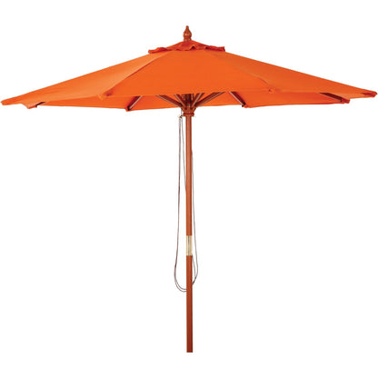 Outdoor Expressions 7.5 Ft. Pulley Spice Market Patio Umbrella with Brass Plated Hardware
