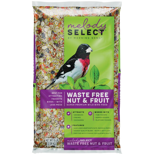 Melody Select 5 Lb. Waste Free Nut & Fruit Wild Bird Food