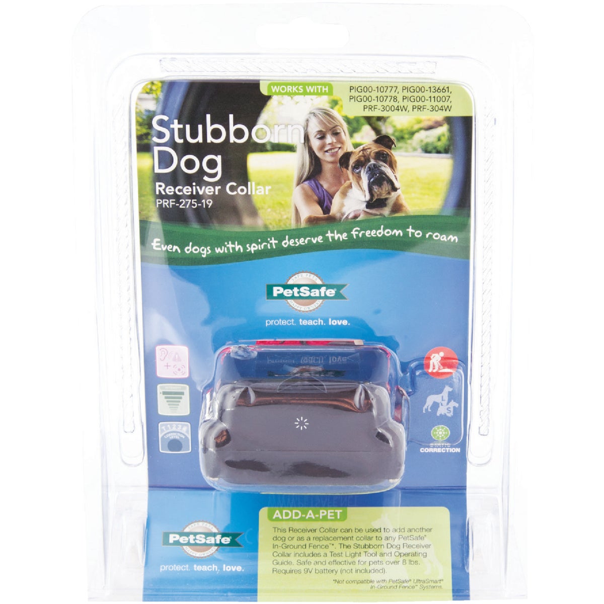 Petsafe Stubborn Dog Over 8 Lb. Fence Receiver Trainer Collar