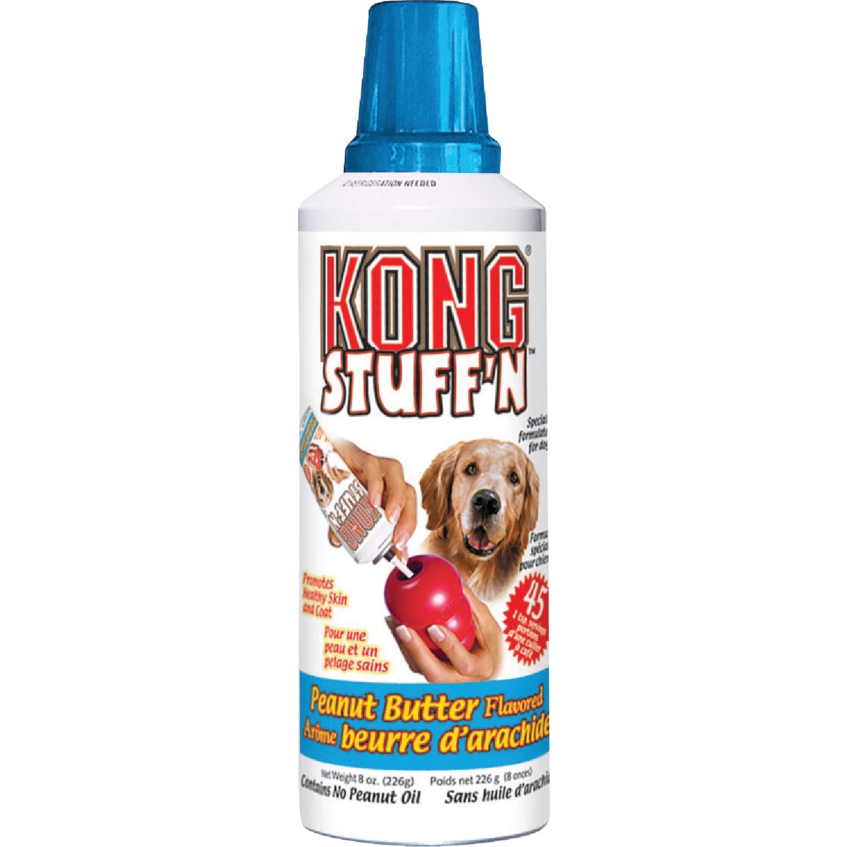 Kong Stuff'N Peanut Butter Flavor Paste Dog Treat, 8 Oz.
