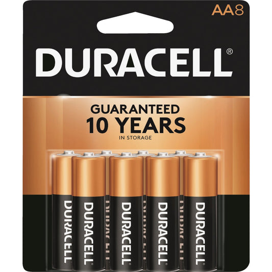 Duracell CopperTop AA Alkaline Battery (8-Pack)