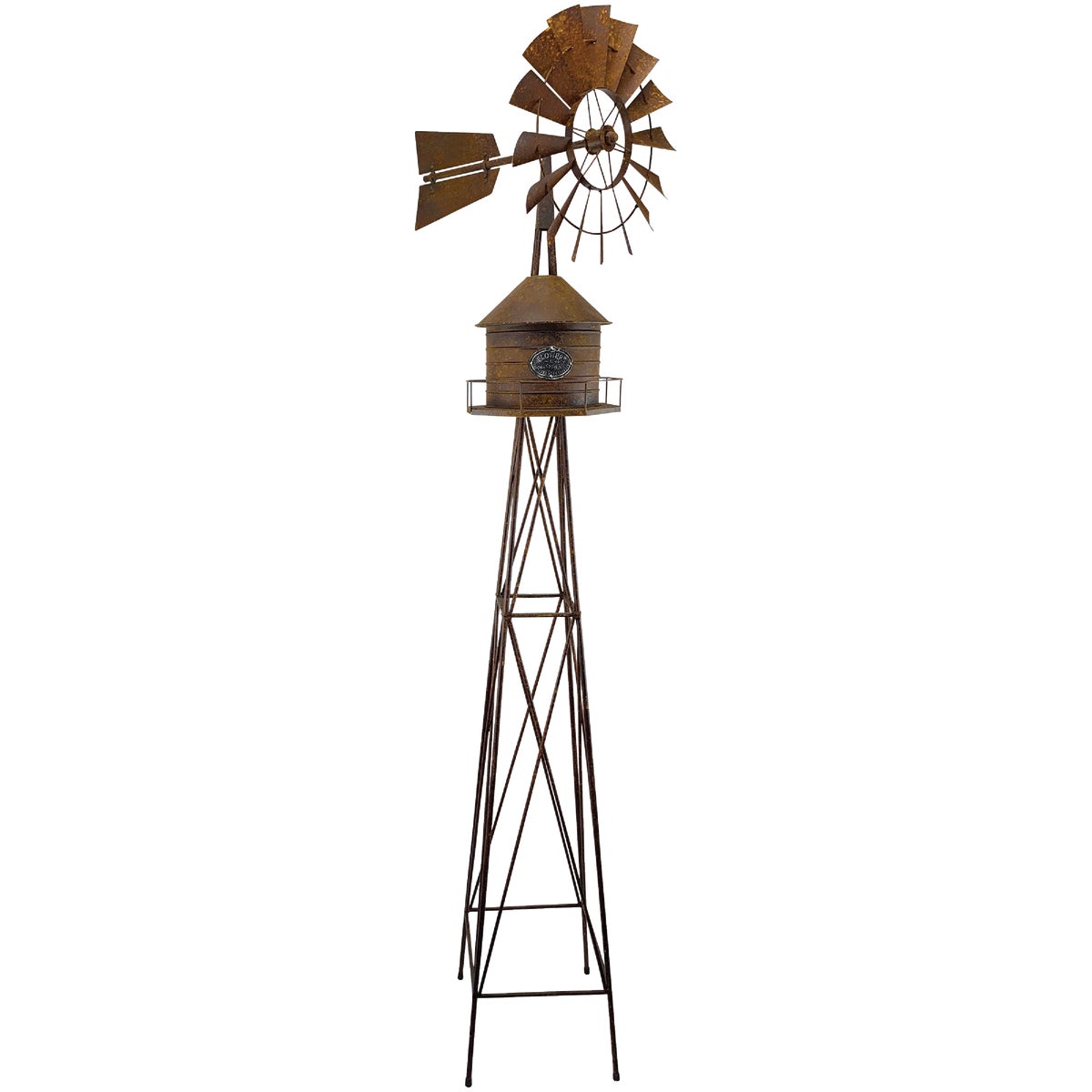 Red Carpet Studios 49.5 In. Rustic Water Tower Windmill