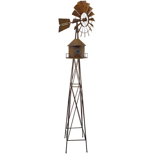 Red Carpet Studios 49.5 In. Rustic Water Tower Windmill