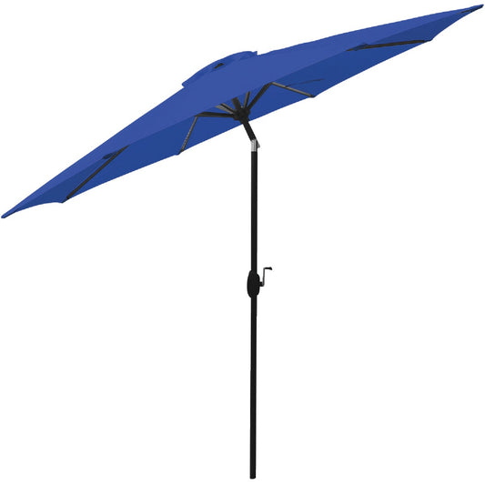 Bond Shade Factory 9 Ft. Aluminum Auto Crank Tahoe Blue Patio Umbrella