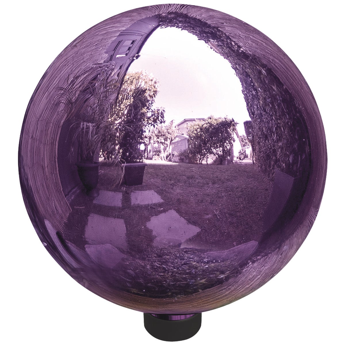 Alpine 10 In. Dia. Electric Purple Glass Gazing Globe