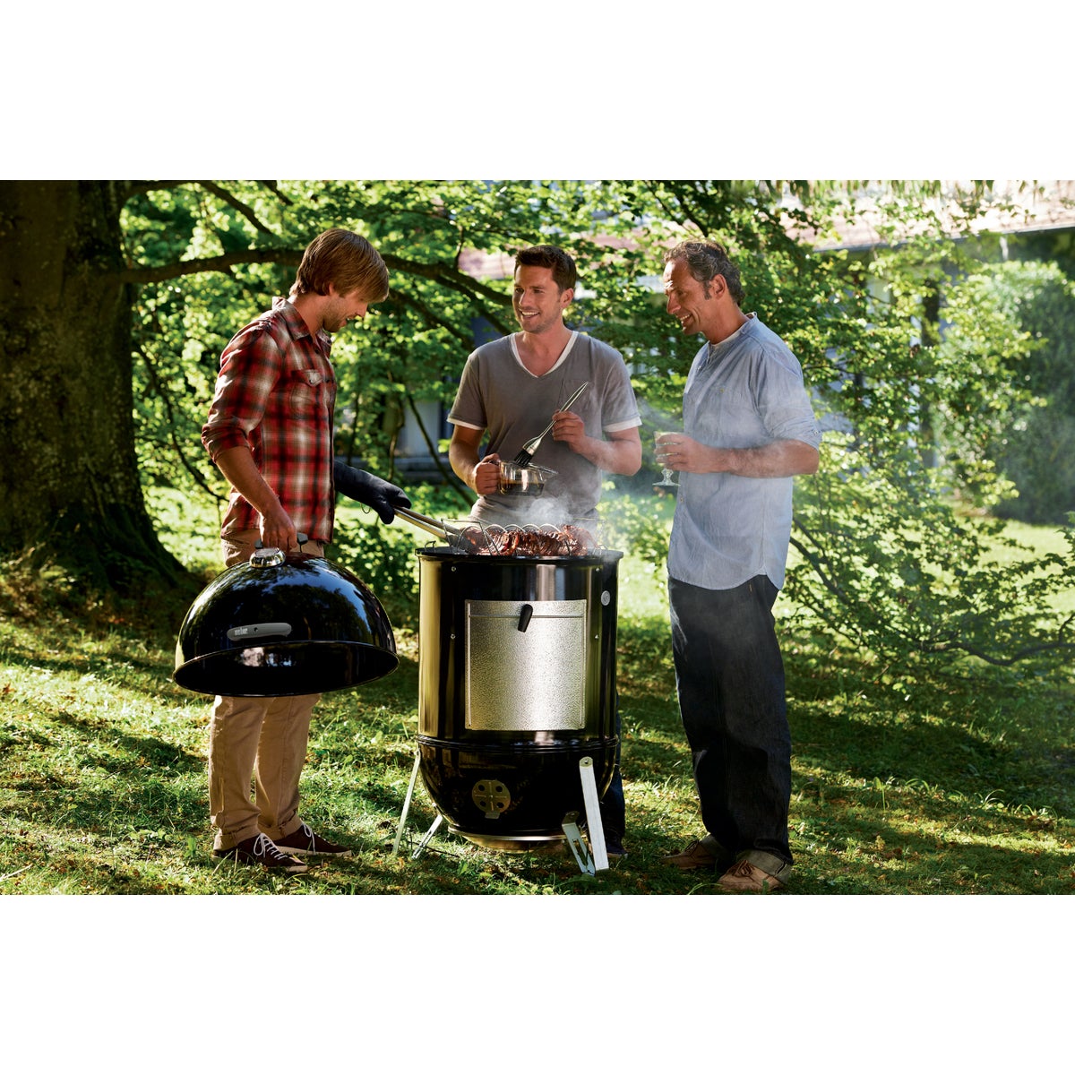 Weber Smokey Mountain Cooker 22 In. Dia. 726 Sq. In. Vertical Charcoal Smoker