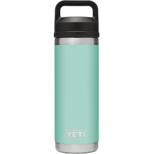 Yeti Rambler 18 Oz. Seafoam Stainless Steel Insulated Vacuum Bottle with Chug Cap