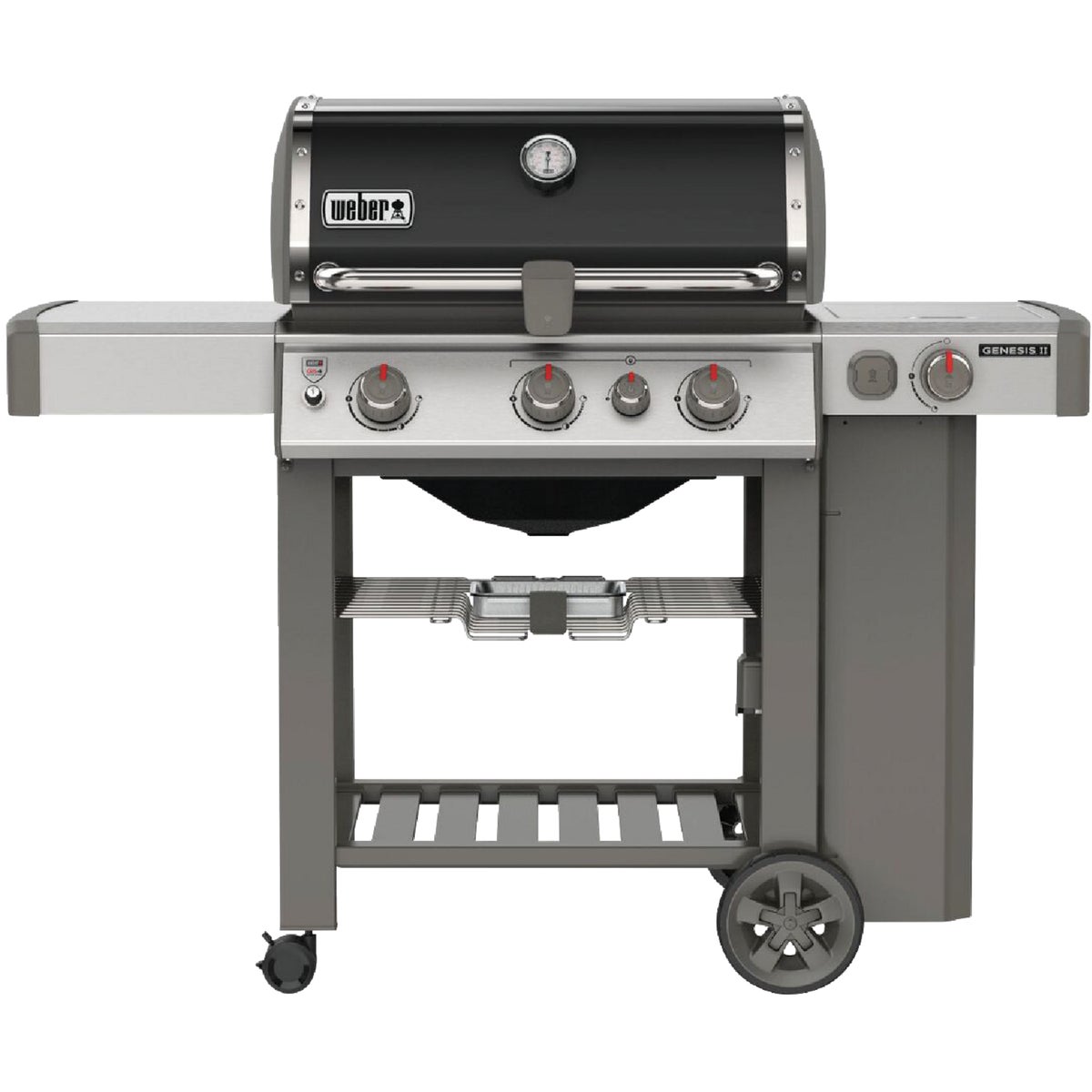 Weber Genesis II SE-330 3-Burner Black 39,000 BTU LP Gas Grill with 12,000 BTU Side -Burner