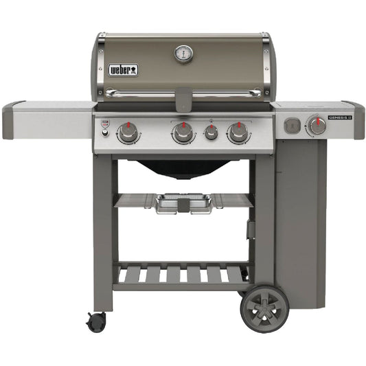 Weber Genesis II SE-330 3-Burner Smoke 39,000 BTU LP Gas Grill with 12,000 BTU Side -Burner