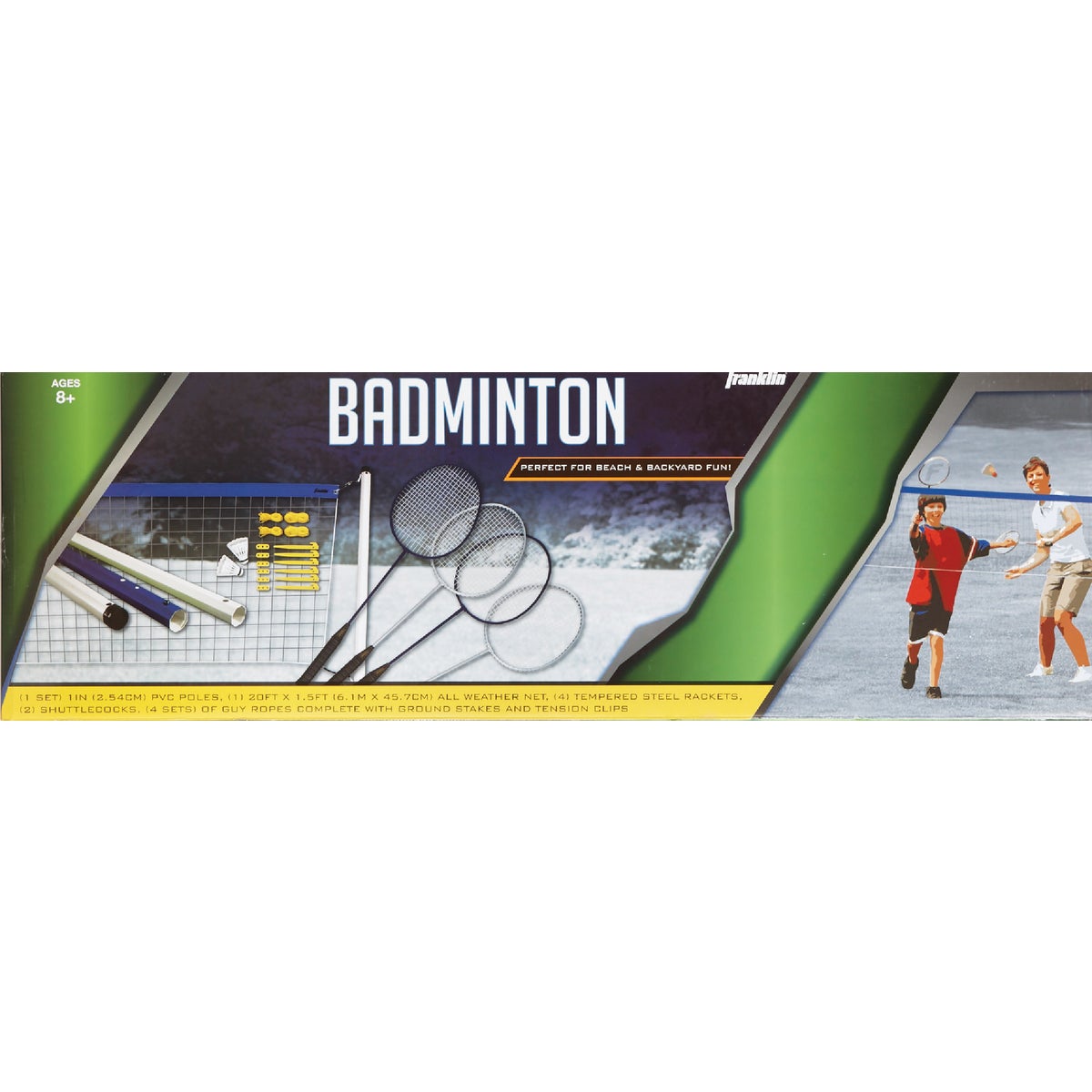 Franklin 2-Player or 4-Player Recreational Badminton Set