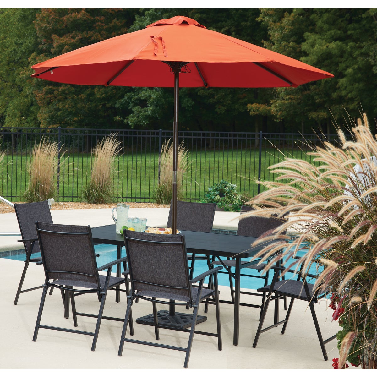 Outdoor Expressions Fairview 7-Piece Foldable Dining Set