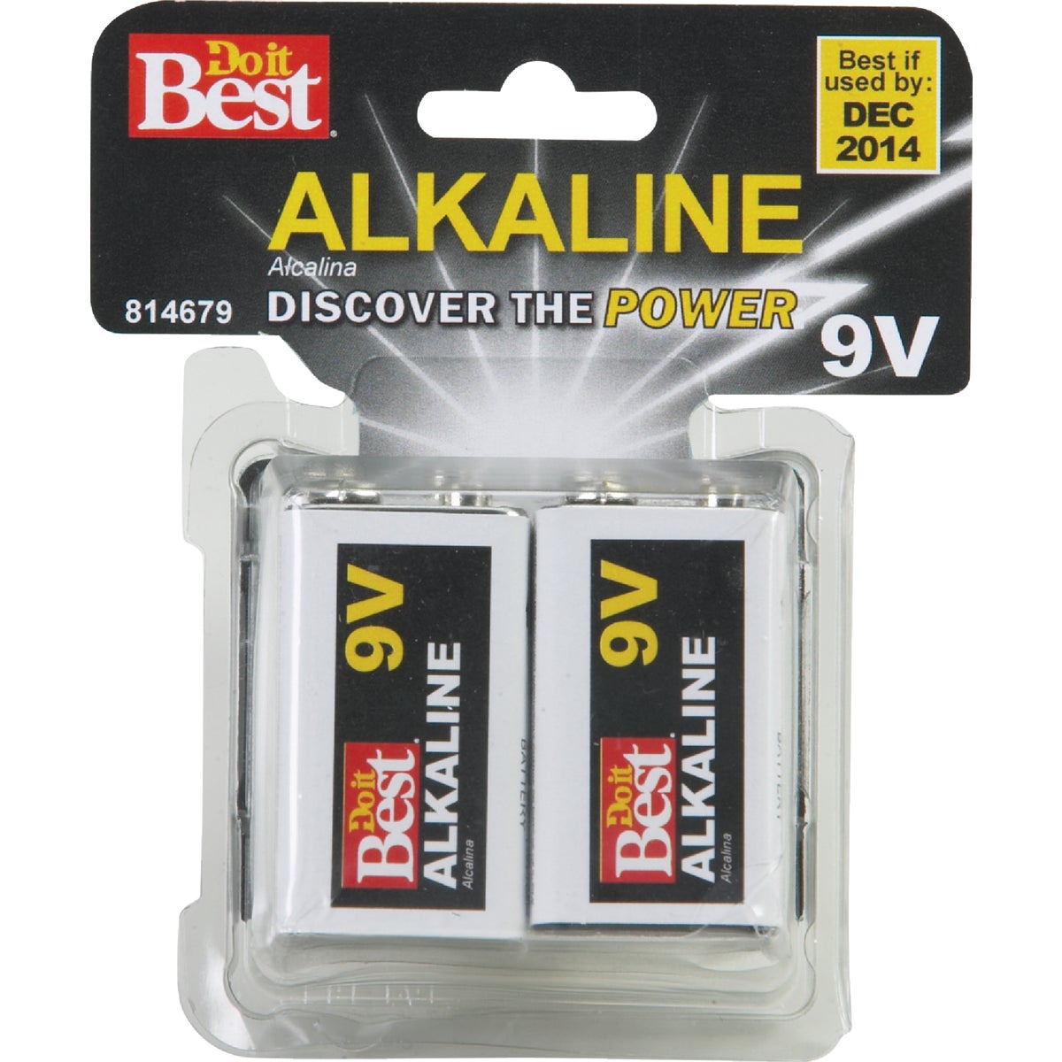 Do it Best 9V Alkaline Battery (4-Pack)