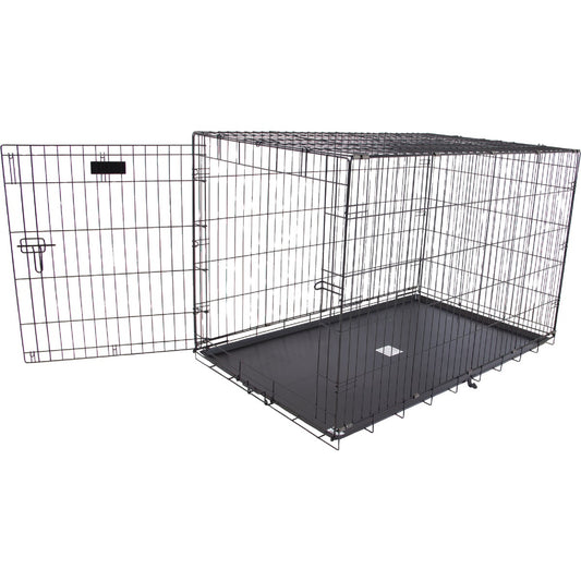 Petmate Aspen Pet 29.3 In. W. x 31 In. H. x 43.4 In. L. Heavy-Gauge Wire Indoor Training Dog Crate