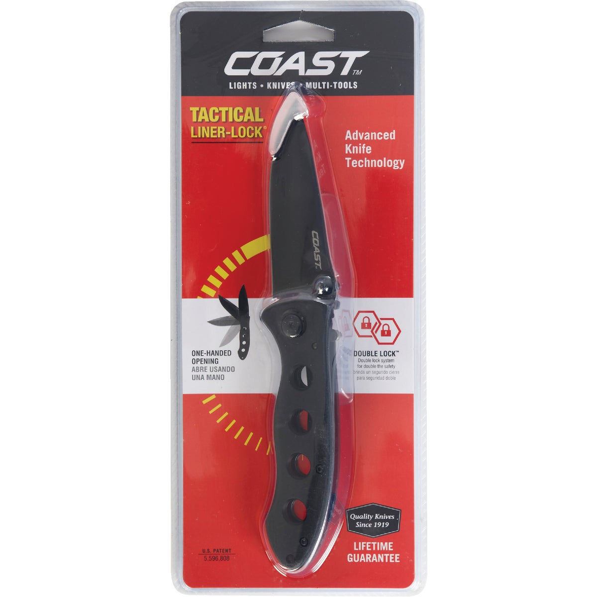 Coast DX340 Tactical 3-1/3 In. Folding Knife
