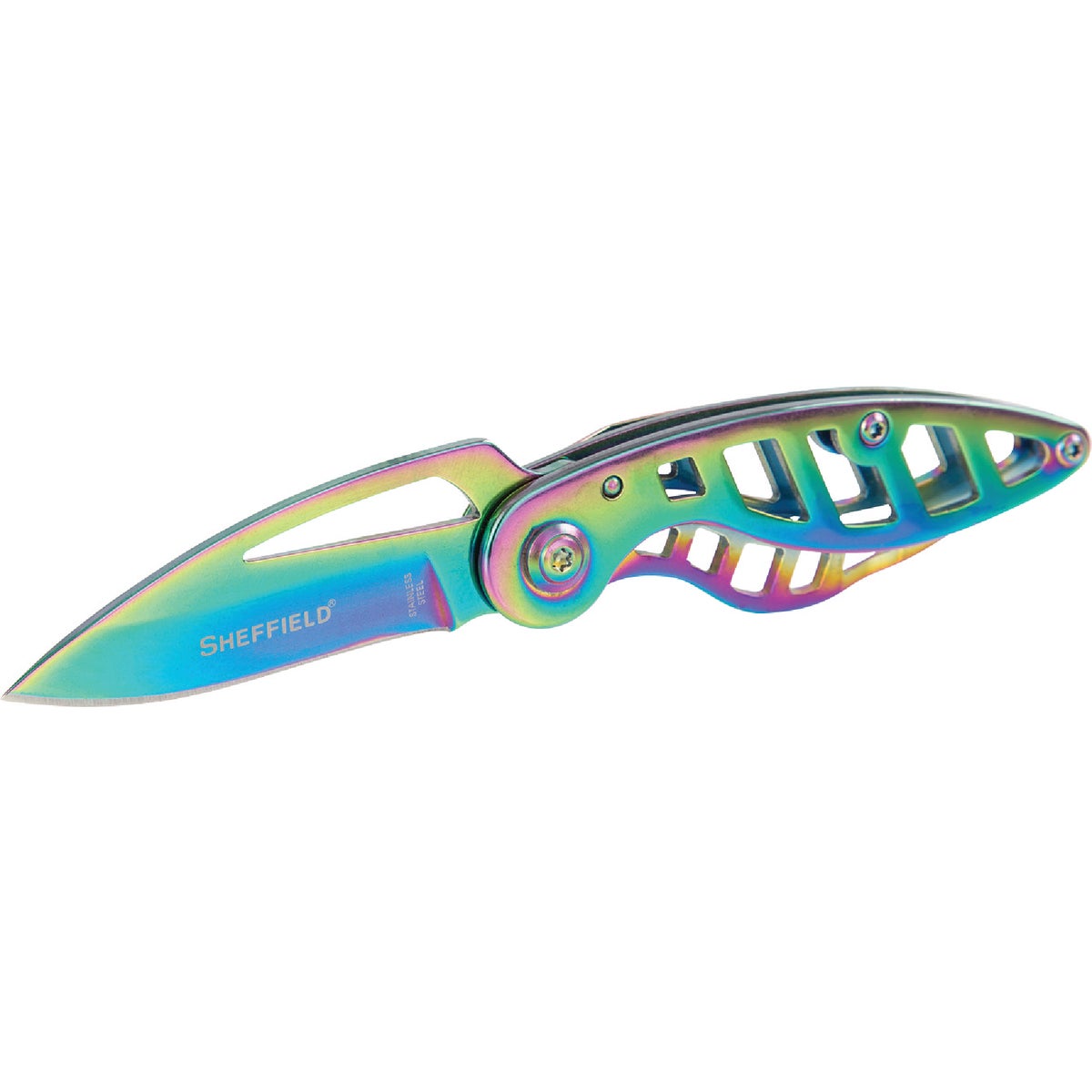 Sheffield Alloy Series 12872 Mini Haze Folding Pocket Knife