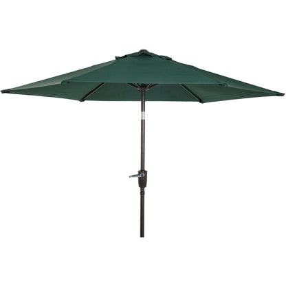 Outdoor Expressions 7.5 Ft. Aluminum Tilt/Crank Green Patio Umbrella