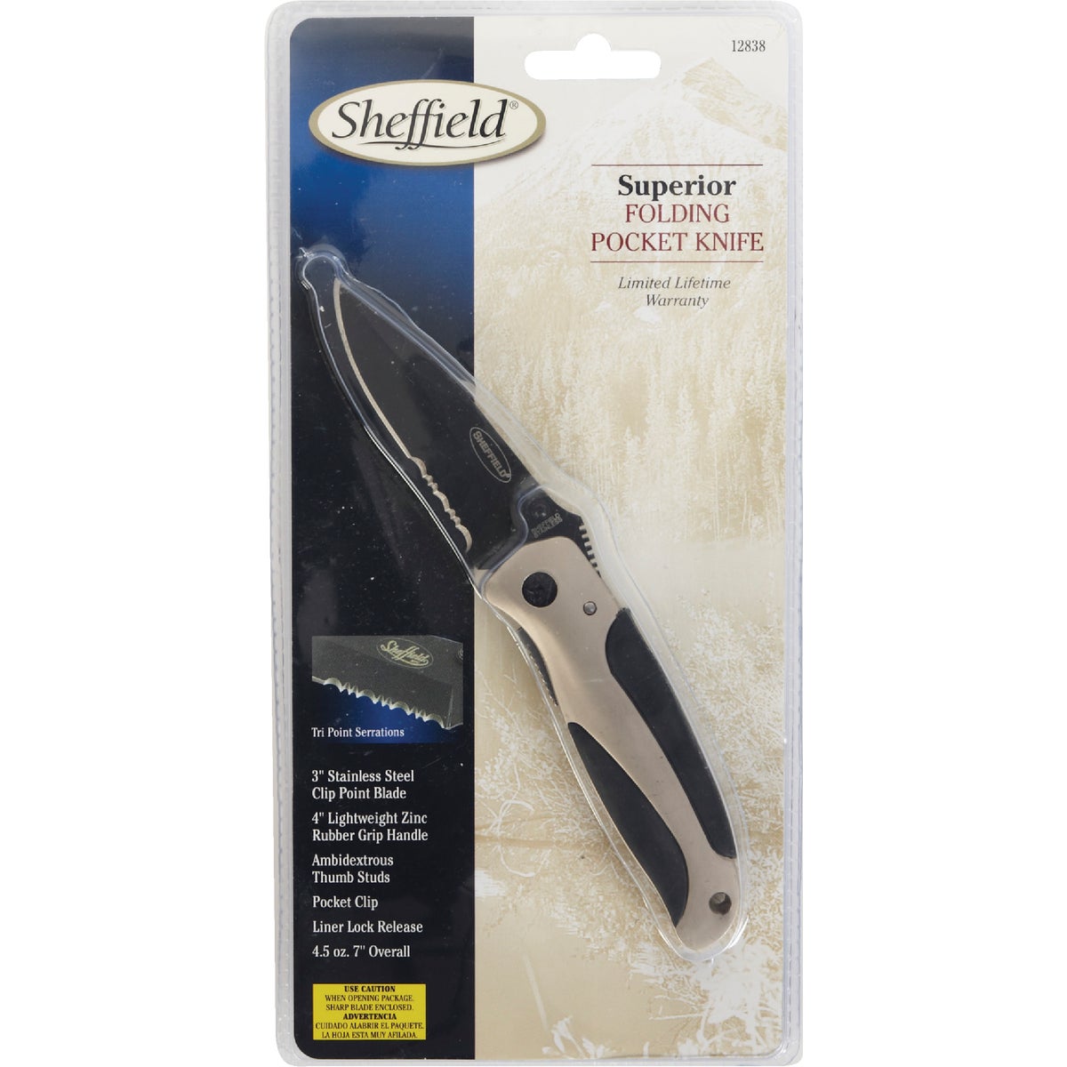 Sheffield Superior Locking 3 In. Pocket Folding Knife