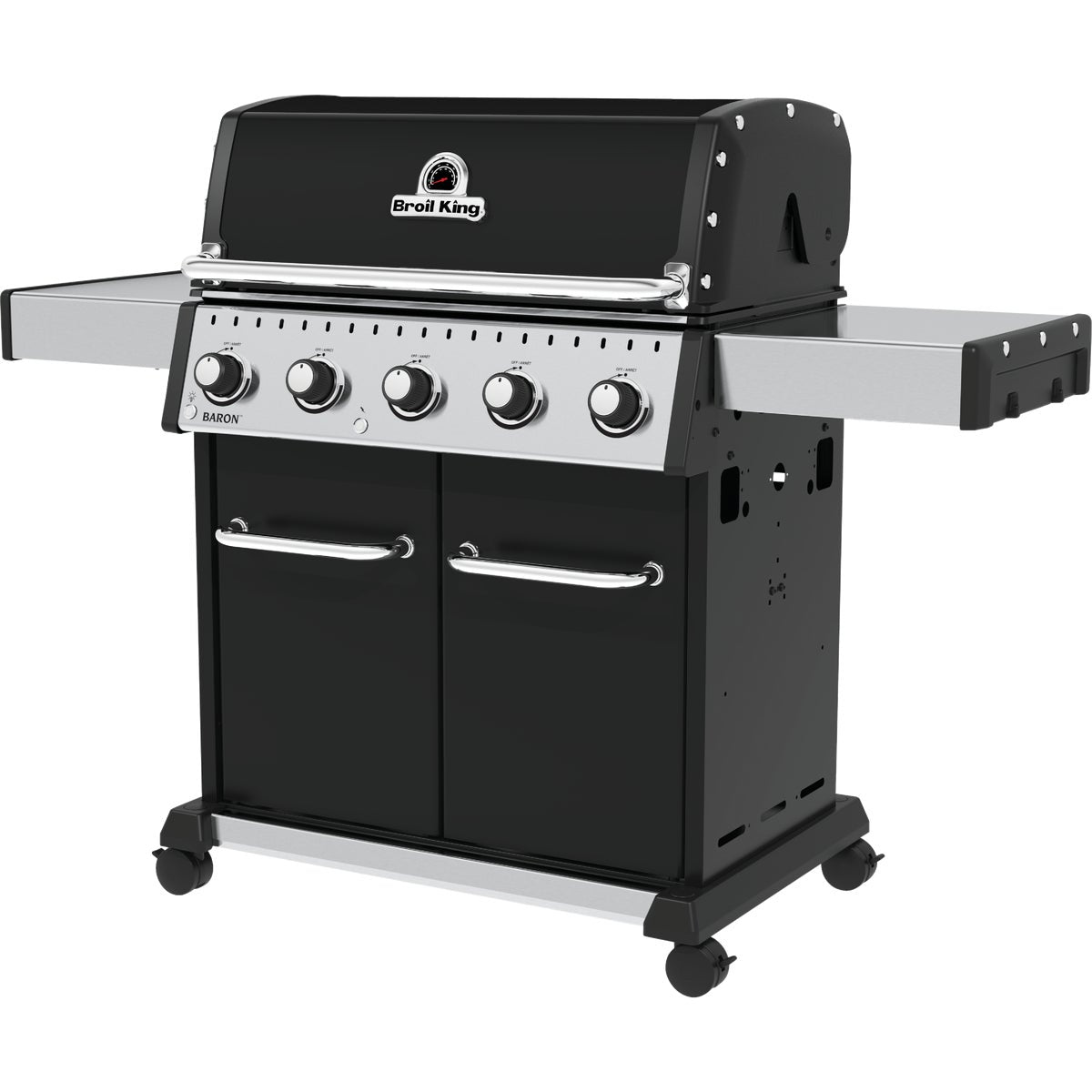 Broil King Baron 520 Pro 5-Burner Black 45,000 BTU LP Gas Grill