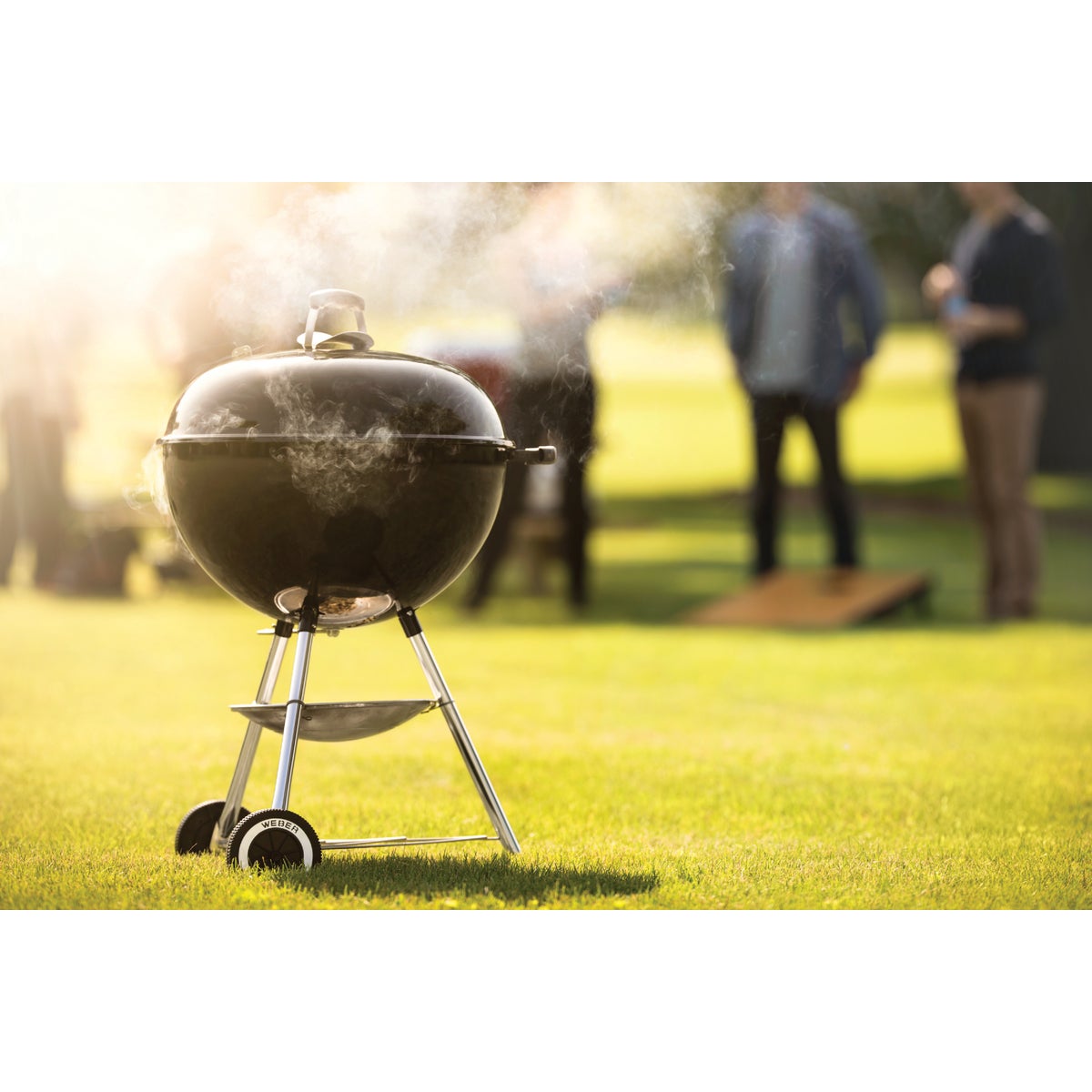 Weber Original Kettle 22 In. Dia. Black Charcoal Grill