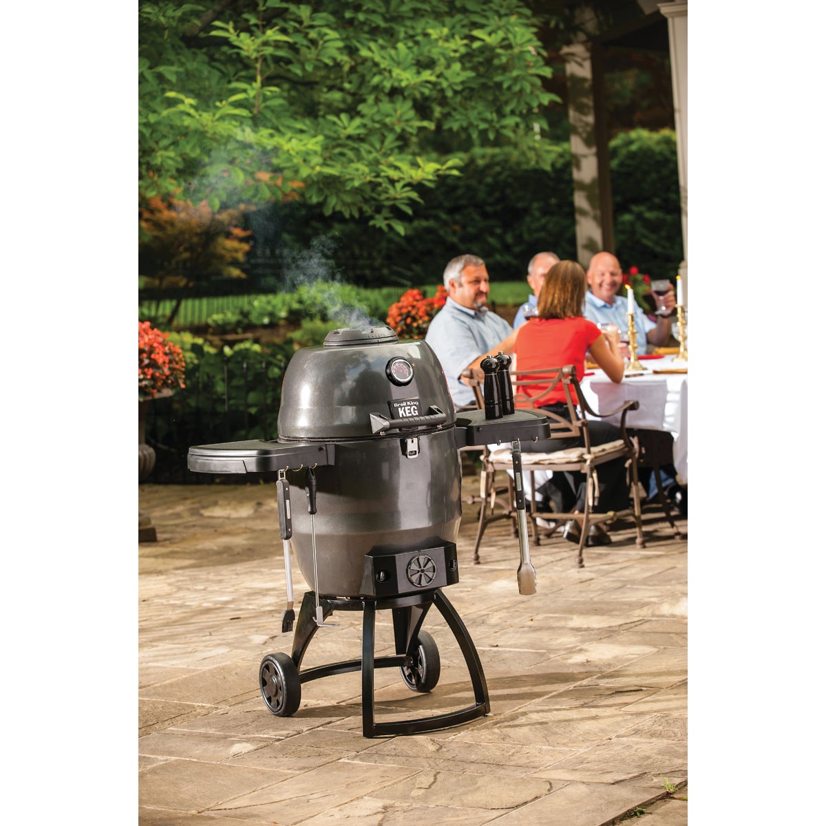 Broil King Keg 5000 19 In. Dia. Metallic Charcoal Kamado Grill