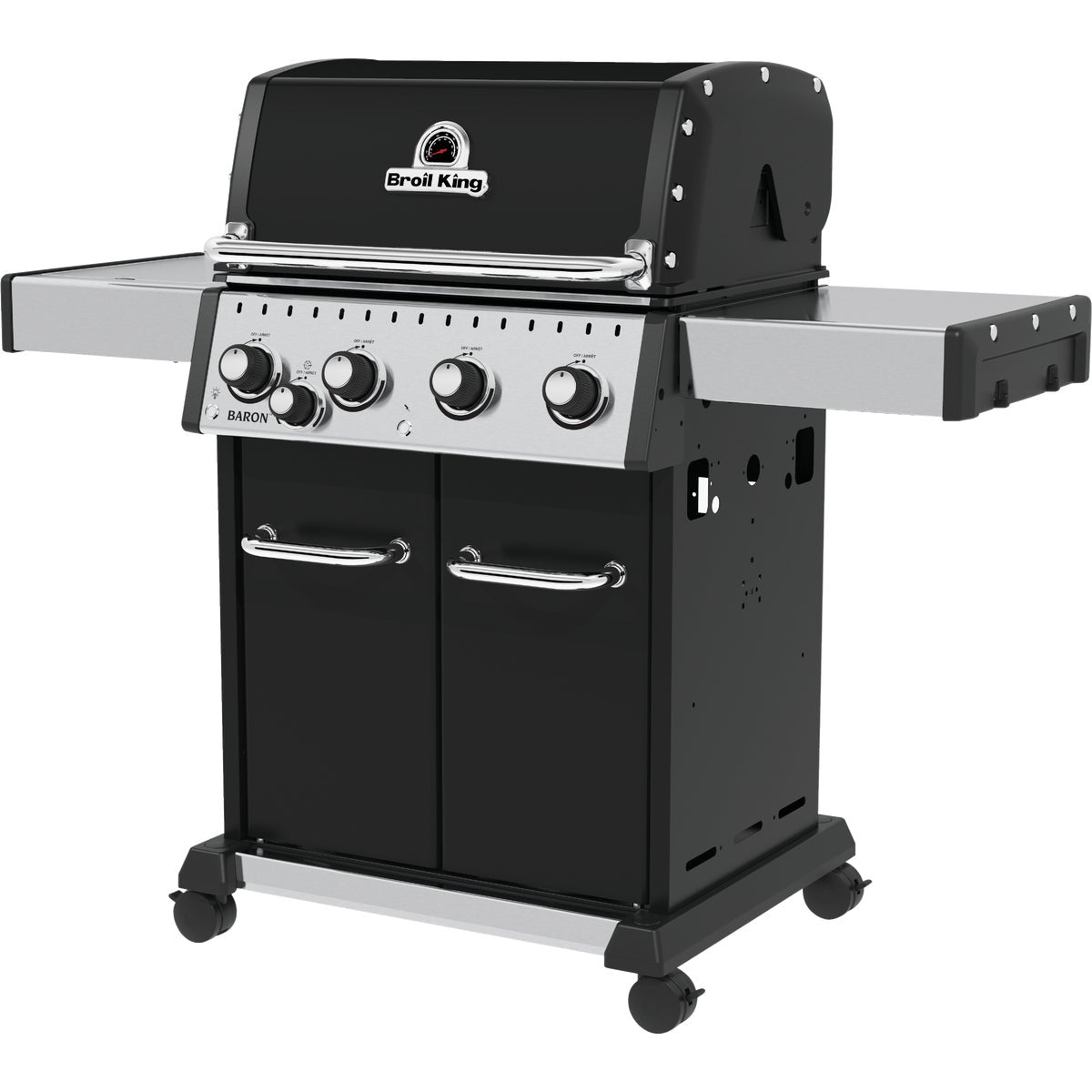 Broil King Baron 440 Pro 4-Burner Black 40,000 BTU LP Gas Grill