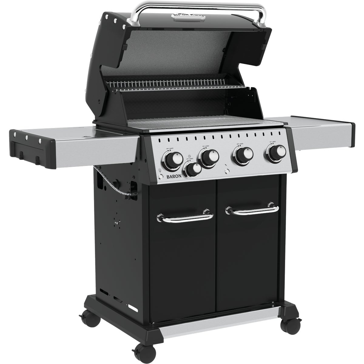 Broil King Baron 440 Pro 4-Burner Black 40,000 BTU LP Gas Grill