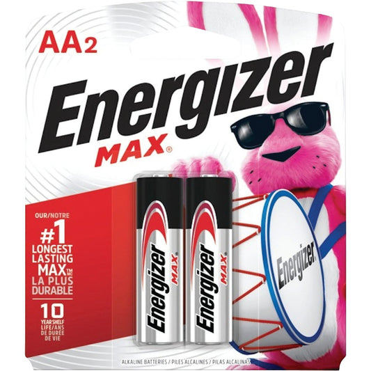 Energizer Max AA Alkaline Battery (2-Pack)