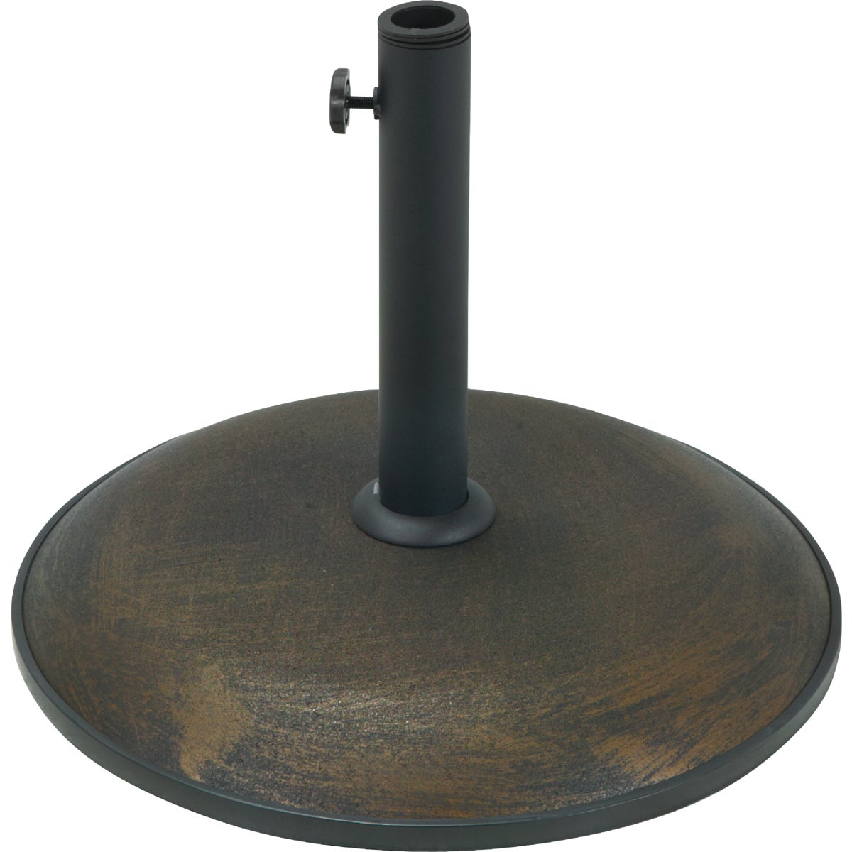 Outdoor Expressions 17 In. Round Bronze Concrete Umbrella Base