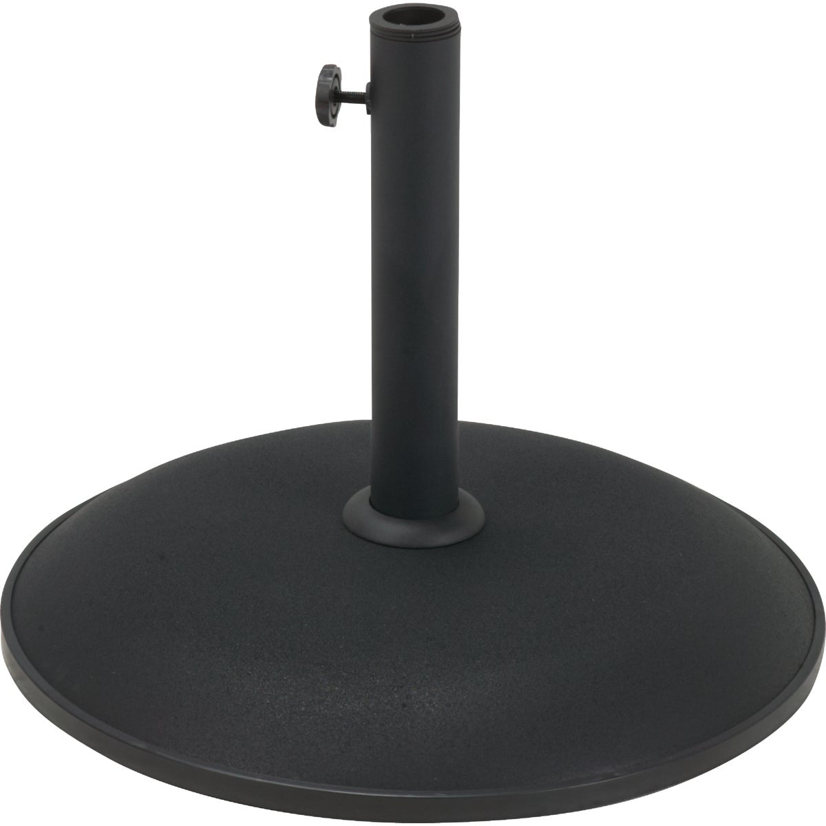 Outdoor Expressions 17 In. Round Black Concrete Umbrella Base