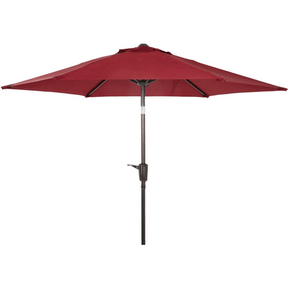 Outdoor Expressions 7.5 Ft. Aluminum Tilt/Crank Burgundy Patio Umbrella