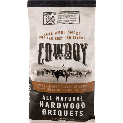 Cowboy 14 Lb. Natural Briquets Charcoal