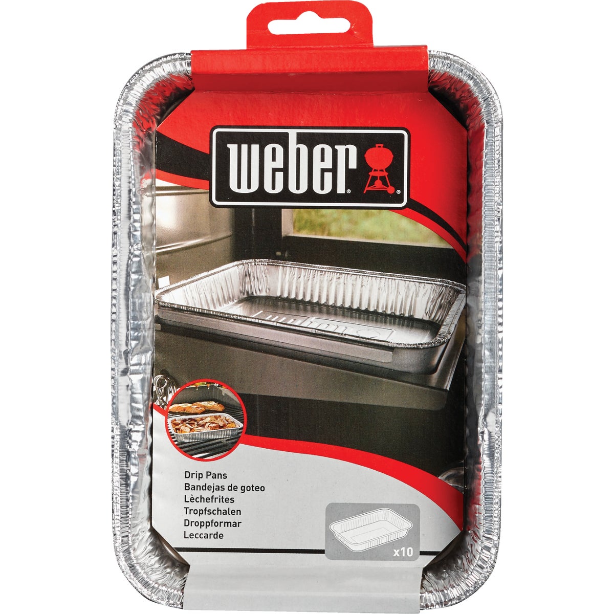 Weber Small Aluminum Drip Pan (10-Pack)