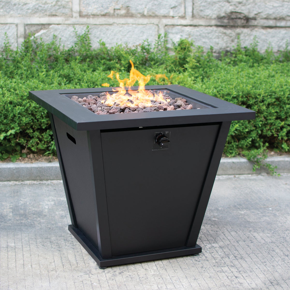 Bond Olivera 28 In. Square Steel Gas Fire Pit