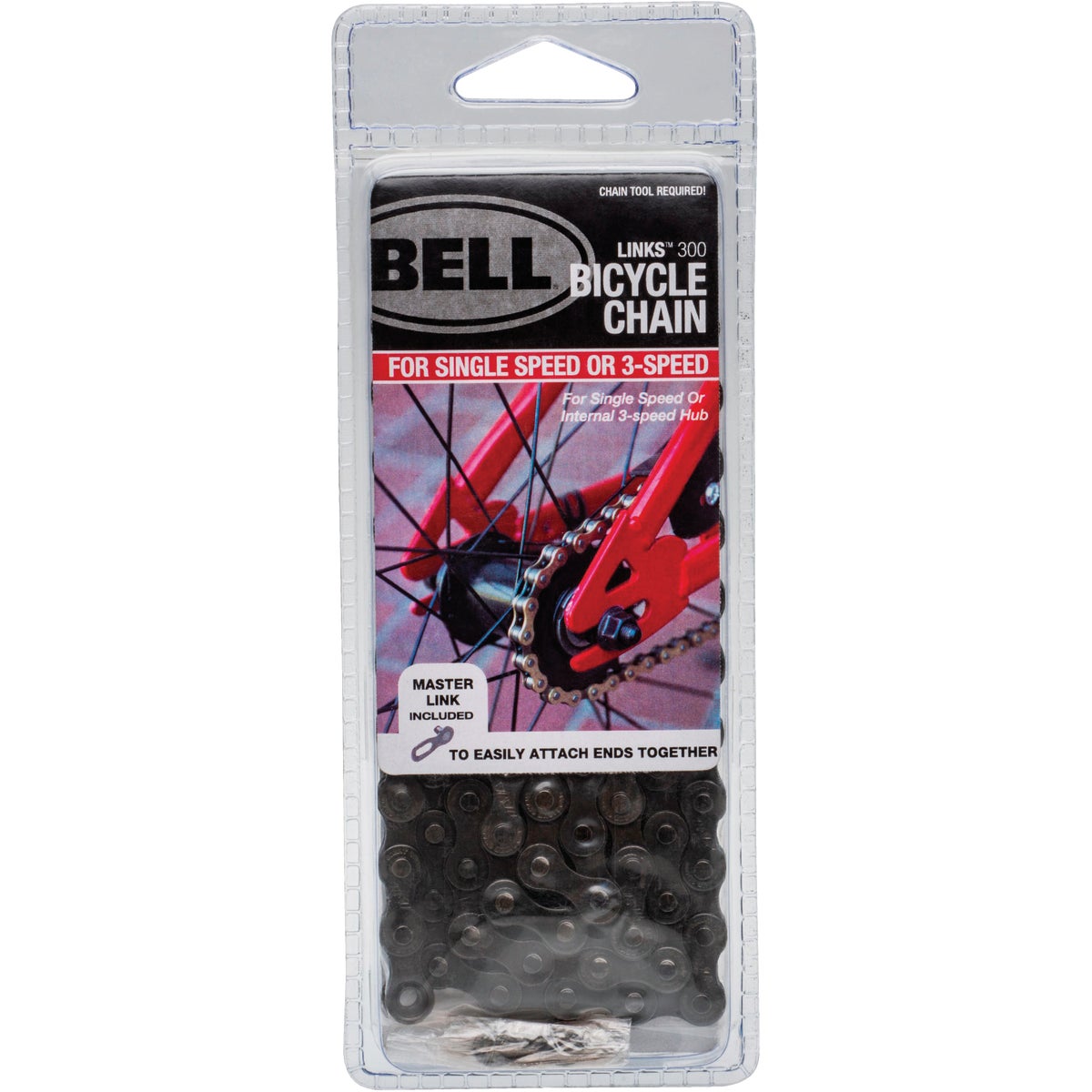 Bell Sports Single & 3-Speed Bicycle Chain