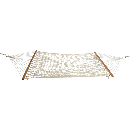 Castaway Hand Woven Cotton Rope White Hammock