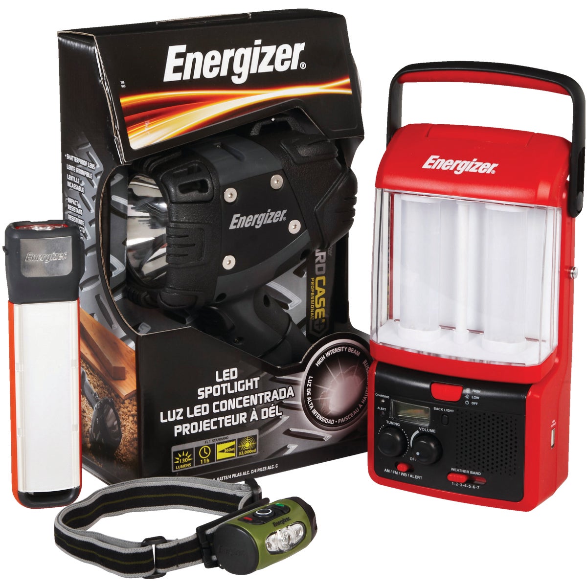 Energizer LED 500 Lm. Hard Case Spotlight