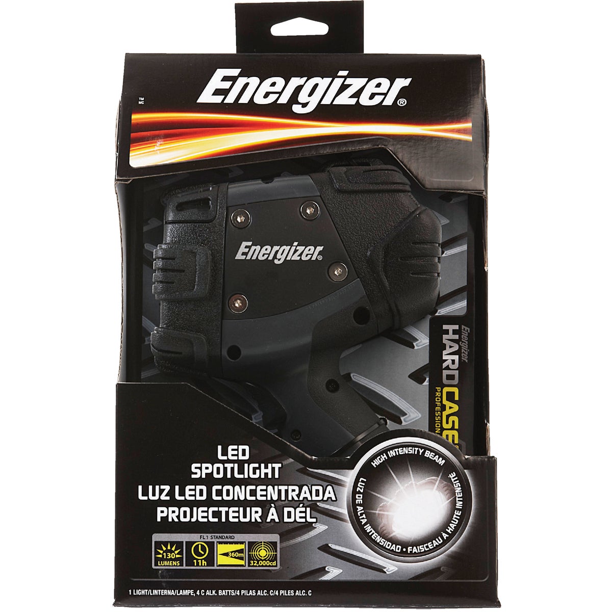 Energizer LED 500 Lm. Hard Case Spotlight