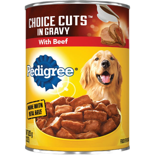 Pedigree Choice Cuts in Gravy with Beef Wet Dog Food, 22 Oz.