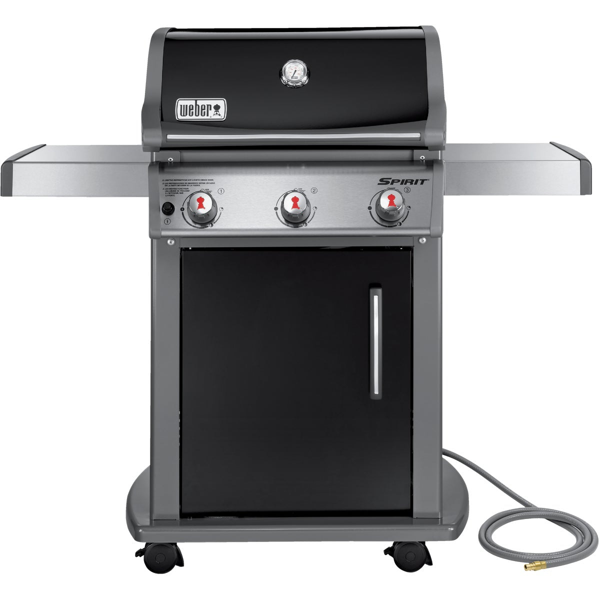 Weber Spirit E-310 3-Burner Black 32,000-BTU Natural Gas Grill