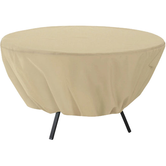 Classic Accessories 23 In. H. x 50 In. D. Tan Polyester/PVC Table Cover