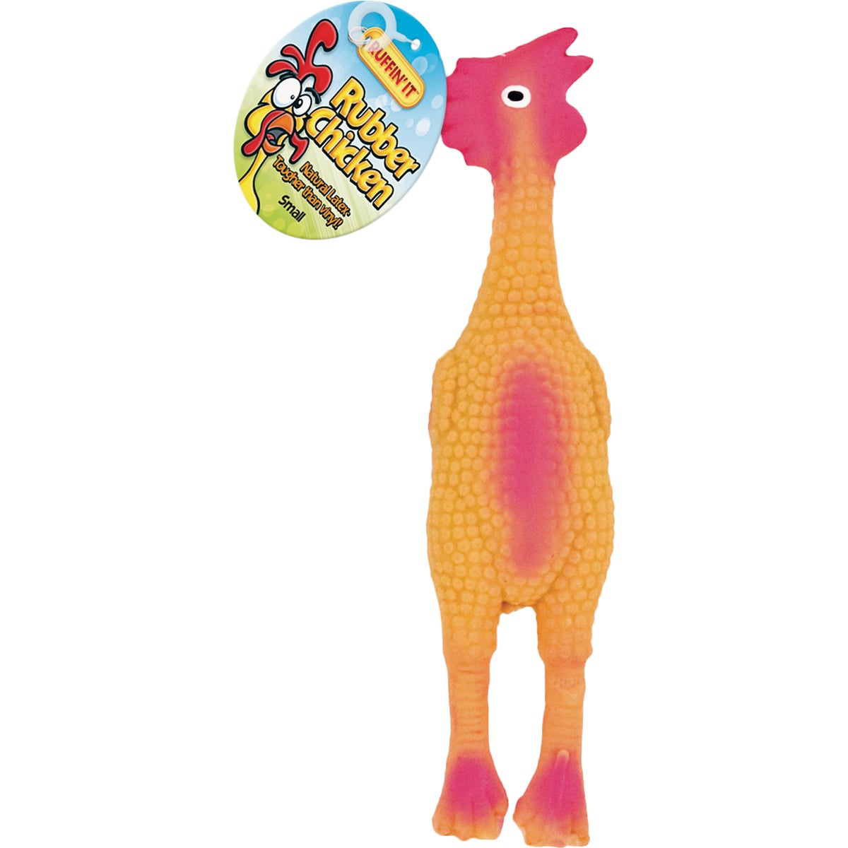 Westminster Pet Ruffin' It Squeaky 9 In. Latex Chicken Dog Toy