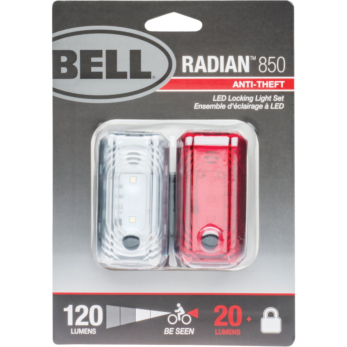 Bell Sports Radian 850 LED Bicycle Locking Light Set