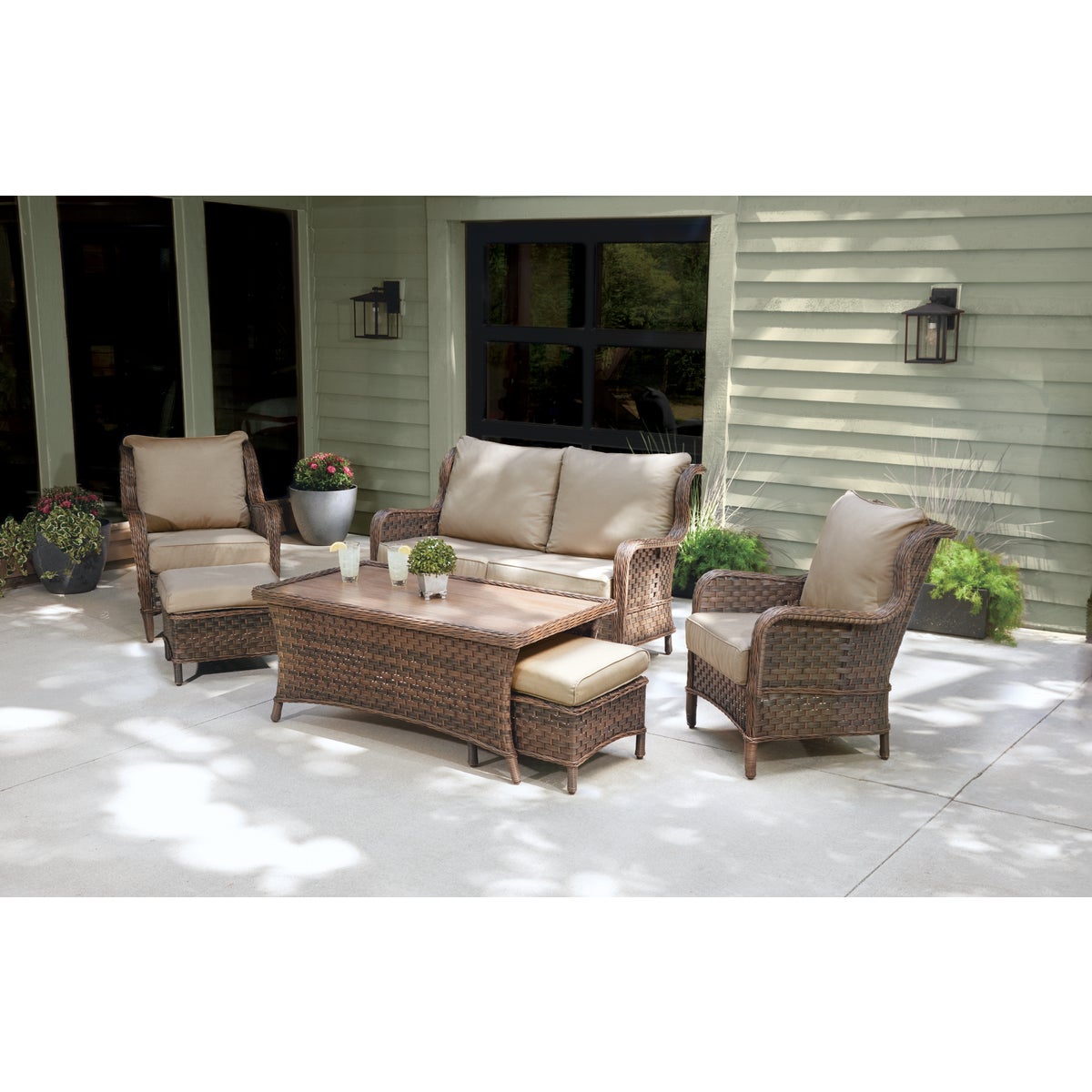 Outdoor Expressions Heritage 6-Piece Chat Set