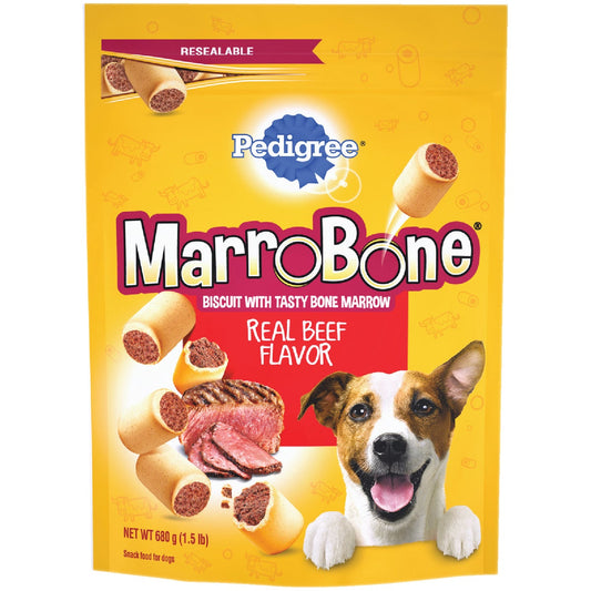 Pedigree Marrobone Beef Flavor Crunchy Dog Treat, 24 Oz.