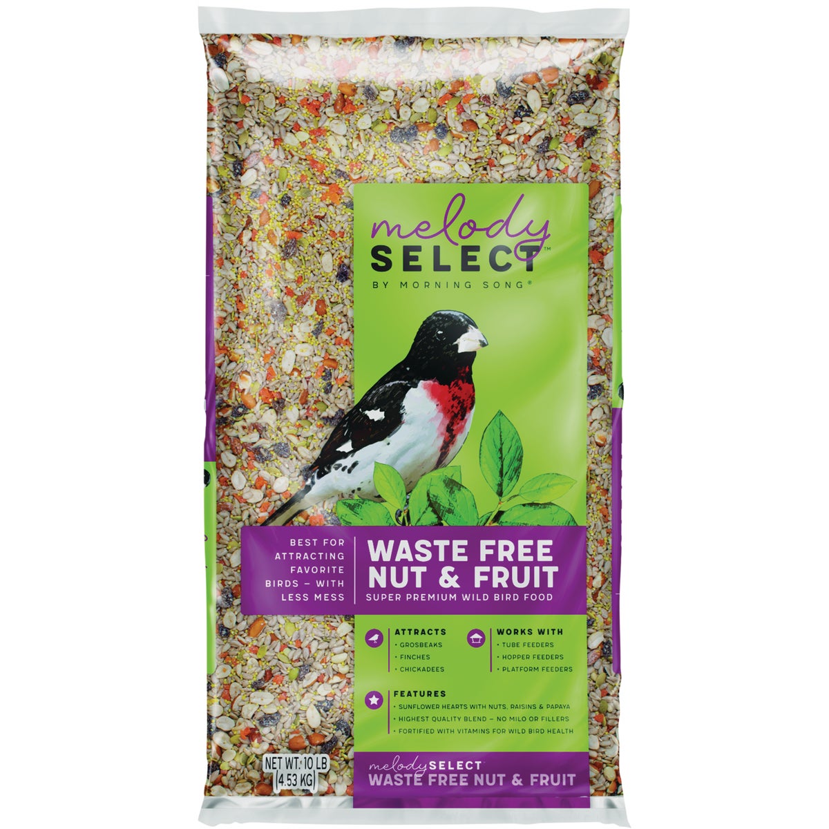 Melody Select 10 Lb. Waste Free Nut & Fruit Wild Bird Food