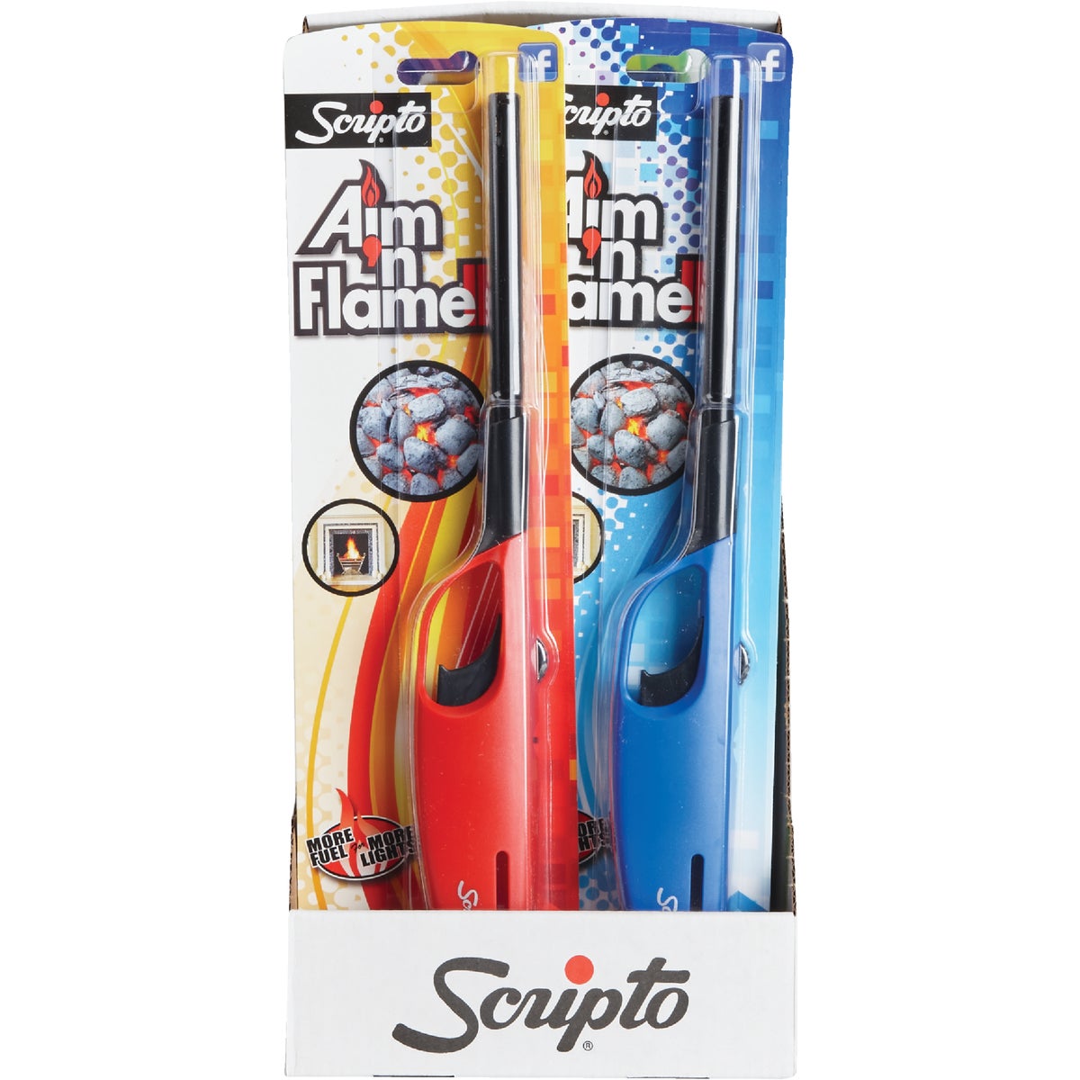 Scripto Aim 'n Flame Nonrefillable Straight Stem Butane Lighter