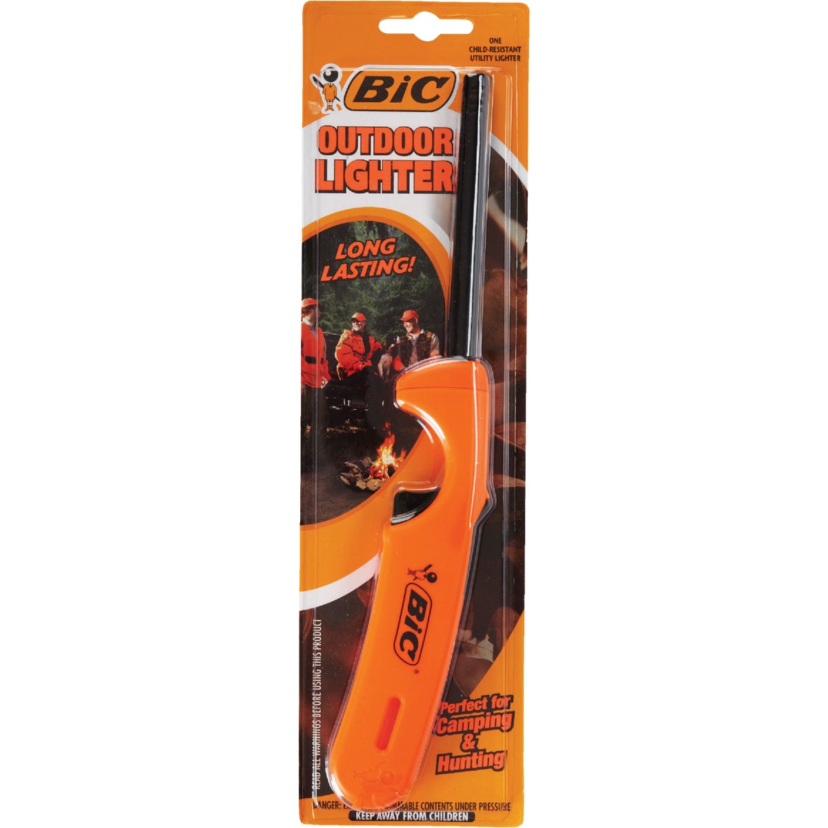 BIC Nonrefillable Straight Stem Outdoor Butane Lighter