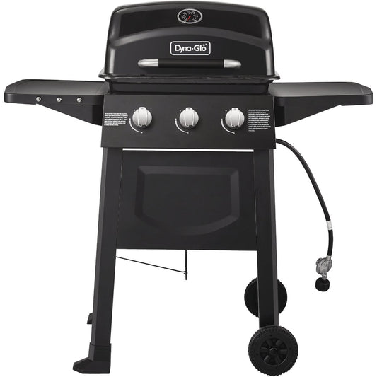 Dyna-Glo 3-Burner Black 30,000 BTU Open Cart LP Gas Grill