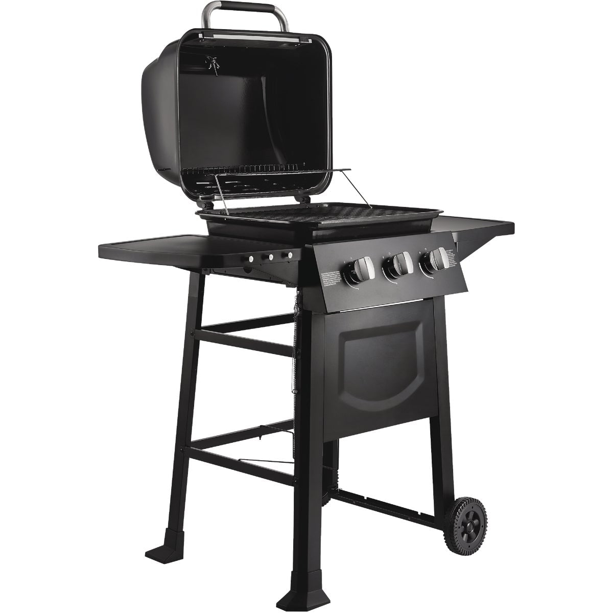 Dyna-Glo 3-Burner Black 30,000 BTU Open Cart LP Gas Grill